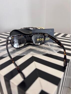 MOSCOT GELT Eyeglasses Frames 46-22-145 Dark Havana Tortoise New w/ Case